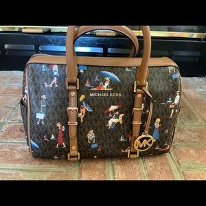 Michael Kors beach themed purse.